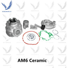 Piezas de repuesto de motocicleta Kit de cilindro de scooter para YAMAHA Minarelli Am6 47mm AC LC